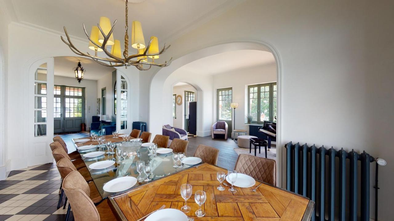 Les Roches Grises, Luxueuse Villa Face Mer, 4Etoiles, Spa Et Jardin Panoramique, Societe La Clef Decamp Granville Exterior foto