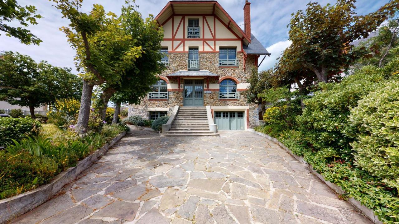 Les Roches Grises, Luxueuse Villa Face Mer, 4Etoiles, Spa Et Jardin Panoramique, Societe La Clef Decamp Granville Exterior foto