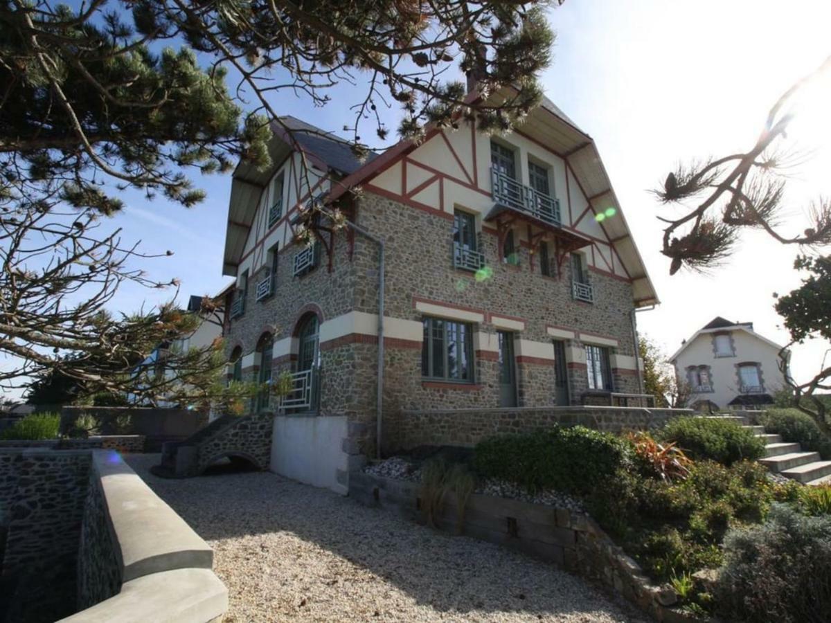 Les Roches Grises, Luxueuse Villa Face Mer, 4Etoiles, Spa Et Jardin Panoramique, Societe La Clef Decamp Granville Exterior foto